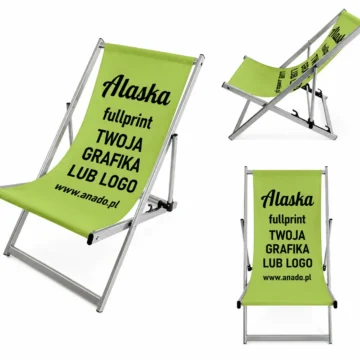 LEŻAK REKLAMOWY ALUMINIOWY ALASKA