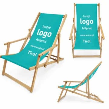 LEŻAK REKLAMOWY Z LOGO TIROL
